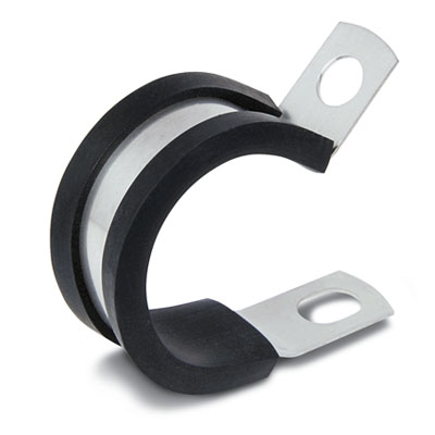 3/64Band Thickness 3/4 Band Width KMC Stampings COV Series Steel Loop Hose Clamp Vinyl Coated 1/2 Clamp ID Pack Of 50 